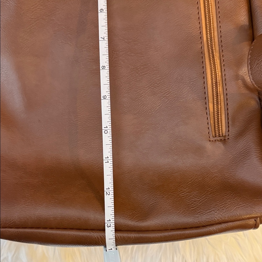 Tan Leather Backpack - Picture 8 of 11